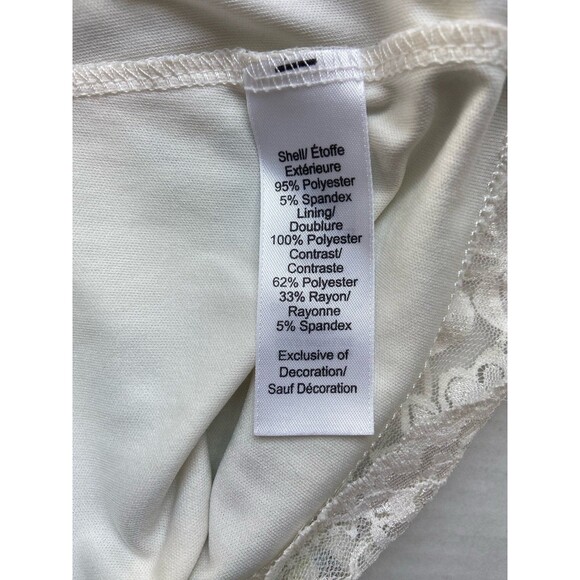 Women Y2K Lace Trim Floral Cami Size XL Blue Overlay Romantic Fairy Coquette - Picture 10 of 14